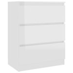 Vidaxl buffet blanc brillant 6 x33, 5x76 cm aggloméré Vidaxl buffet blanc brillant 6 x33, 5x76 cm aggloméré