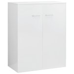 Vidaxl buffet blanc brillant 60x30x75 cm aggloméré Vidaxl buffet blanc brillant 60x30x75 cm aggloméré