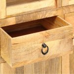 Vidaxl buffet bois de manguier massif 95 x 45 x 185 cm Vidaxl buffet bois de manguier massif 95 x 45 x 185 cm