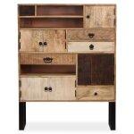 Vidaxl buffet bois massif de manguier 100 x 30 x 130 cm Vidaxl buffet bois massif de manguier 100 x 30 x 130 cm