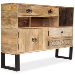 Vidaxl buffet bois massif de manguier 115 x 30 x 80 cm Vidaxl buffet bois massif de manguier 115 x 30 x 80 cm