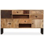 Vidaxl buffet bois massif de manguier 140 x 30 x 80 cm Vidaxl buffet bois massif de manguier 140 x 30 x 80 cm