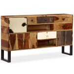 Vidaxl buffet bois massif de sesham 140 x 30 x 80 cm Vidaxl buffet bois massif de sesham 140 x 30 x 80 cm