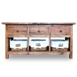 Vidaxl buffet bois de récupération massif 100 x 30 x 50 cm Vidaxl buffet bois de récupération massif 100 x 30 x 50 cm
