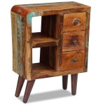 Vidaxl buffet bois de récupération massif 60 x 30 x 80 cm Vidaxl buffet bois de récupération massif 60 x 30 x 80 cm