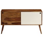 Vidaxl buffet bois de sesham massif 118 x 30 x 66 cm Vidaxl buffet bois de sesham massif 118 x 30 x 66 cm