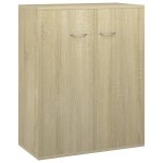Vidaxl buffet chne sonoma 60x30x75 cm agglomr