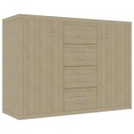 Vidaxl buffet chêne sonoma 88x30x65 cm aggloméré Vidaxl buffet chêne sonoma 88x30x65 cm aggloméré