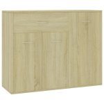 Vidaxl buffet chne sonoma 88x30x70 cm agglomr