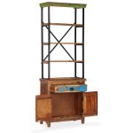Vidaxl buffet avec étagères bois de récupération massif 65x30x180 cm Vidaxl buffet avec étagères bois de récupération massif 65x30x180 cm