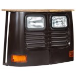 Vidaxl buffet en forme de camion bois de manguier massif gris foncé Vidaxl buffet en forme de camion bois de manguier massif gris foncé