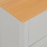 Vidaxl buffet gris 112 x 35 x 81 cm Vidaxl buffet gris 112 x 35 x 81 cm