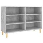 Vidaxl buffet gris b�ton 103, 5x35x70 cm agglom�r�
