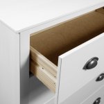 Vidaxl buffet hill range  4 tiroirs 79x40x110 cm bois de pin solide