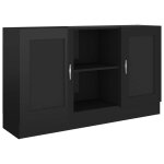 Vidaxl buffet noir brillant 120x30, 5x70 cm aggloméré Vidaxl buffet noir brillant 120x30, 5x70 cm aggloméré