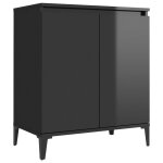 Vidaxl buffet noir brillant 60x35x70 cm aggloméré Vidaxl buffet noir brillant 60x35x70 cm aggloméré