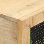Vidaxl buffet patchwork 70 x 35 x 75 cm bois de manguier massif Vidaxl buffet patchwork 70 x 35 x 75 cm bois de manguier massif