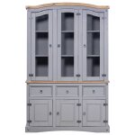 Vidaxl buffet et vaisselier pin mexicain gamme corona gris Vidaxl buffet et vaisselier pin mexicain gamme corona gris