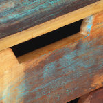 Vidaxl bureau 118x48x75 cm bois de rcupration massif