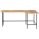 Vidaxl bureau 180x120x76 cm bois de manguier massif
