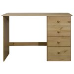 Vidaxl bureau avec 4 tiroirs 110x50x74 cm bois de pin massif Vidaxl bureau avec 4 tiroirs 110x50x74 cm bois de pin massif
