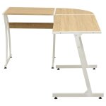 Vidaxl bureau d'angle en forme de l chne