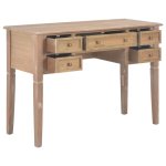 Vidaxl bureau marron 109, 5 x 45 x 77, 5 cm bois Vidaxl bureau marron 109, 5 x 45 x 77, 5 cm bois