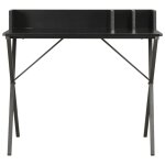 Vidaxl bureau noir 80x50x84 cm