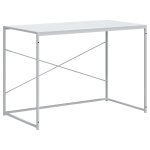 Vidaxl bureau d'ordinateur blanc 110x60x70 cm aggloméré Vidaxl bureau d'ordinateur blanc 110x60x70 cm aggloméré