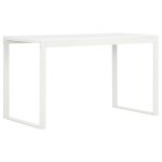 Vidaxl bureau d'ordinateur blanc 120x60x70 cm