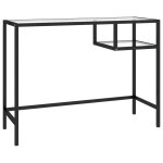 Vidaxl bureau d'ordinateur transparent 100x36x74 cm verre Vidaxl bureau d'ordinateur transparent 100x36x74 cm verre