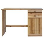 Vidaxl bureau avec tiroirs 110x50x74 cm bois de pin massif Vidaxl bureau avec tiroirs 110x50x74 cm bois de pin massif