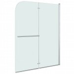 Vidaxl cabine de douche pliable 2 panneaux esg 95x140 cm Vidaxl cabine de douche pliable 2 panneaux esg 95x140 cm