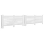 Vidaxl cache - radiateurs 2 pcs blanc 172x19x81, 5 cm mdf Vidaxl cache - radiateurs 2 pcs blanc 172x19x81, 5 cm mdf