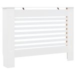 Vidaxl cache - radiateur blanc 112x19x81, 5 cm mdf