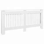 Vidaxl cache - radiateur blanc mdf 172 cm Vidaxl cache - radiateur blanc mdf 172 cm