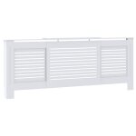 Vidaxl cache - radiateur mdf blanc 205 cm