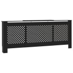 Vidaxl cache - radiateur mdf noir 205 cm