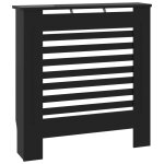 Vidaxl cache - radiateur mdf noir 78 cm