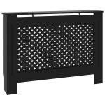 Vidaxl cache - radiateur noir 112x19x81 cm mdf Vidaxl cache - radiateur noir 112x19x81 cm mdf