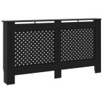 Vidaxl cache - radiateur noir 152x19x81 cm mdf Vidaxl cache - radiateur noir 152x19x81 cm mdf