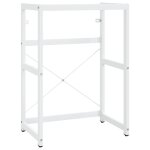 Vidaxl cadre de lavabo de salle de bain blanc 59x38x83 cm fer