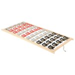 Vidaxl cadre de lit 12 lattes tte et pied rglables 120x200 cm