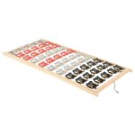 Vidaxl cadre de lit 12 lattes tte et pied rglables 80x200 cm