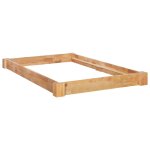 Vidaxl cadre de lit 120x200 cm bois de chne massif