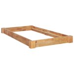 Vidaxl cadre de lit 90x200 cm bois de chne massif