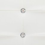 Vidaxl cadre de lit blanc similicuir 160x200 cm Vidaxl cadre de lit blanc similicuir 160x200 cm