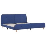 Vidaxl cadre de lit bleu tissu 180 x 200 cm Vidaxl cadre de lit bleu tissu 180 x 200 cm