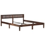 Vidaxl cadre de lit bois de manguier massif 180 cm