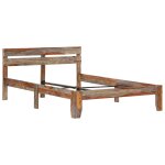 Vidaxl cadre de lit bois massif 120x200 cm